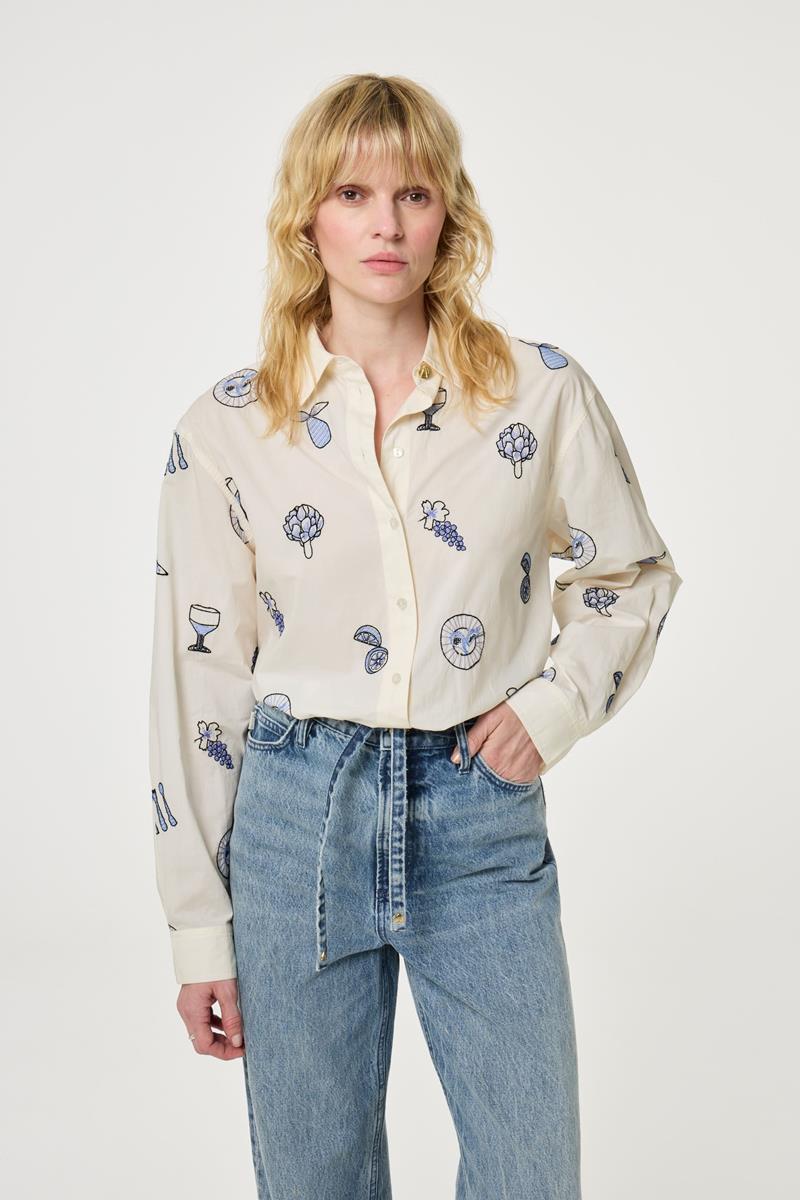 Fabienne Chapot Blouse Lilot  Off-White 1