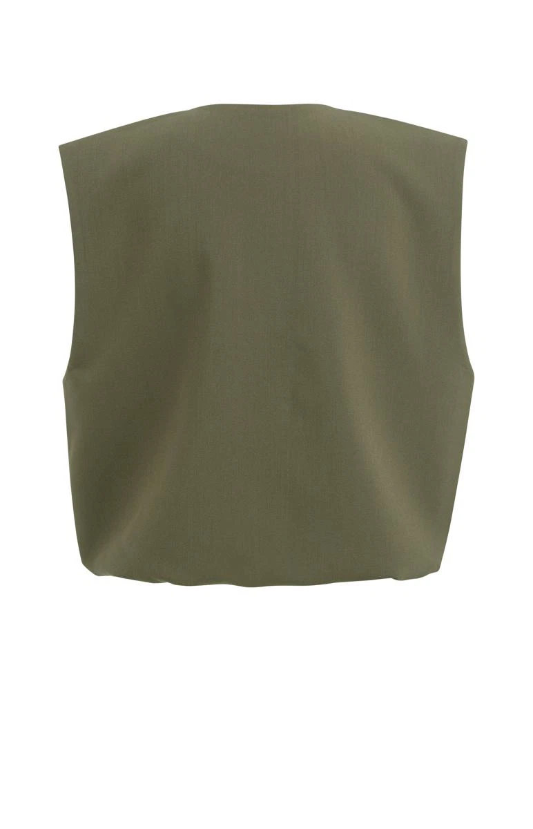 YAYA Gilet 01-511051-604 Groen 3