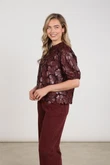 NUKUS Blouse NKF01066 Rood 5