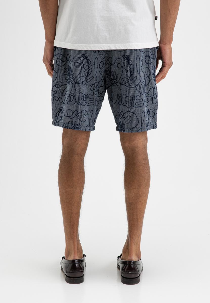 Butcher of Blue Korte Broek M2611055 Blauw 3