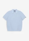 Butcher of Blue Polo Boucle Blauw 2