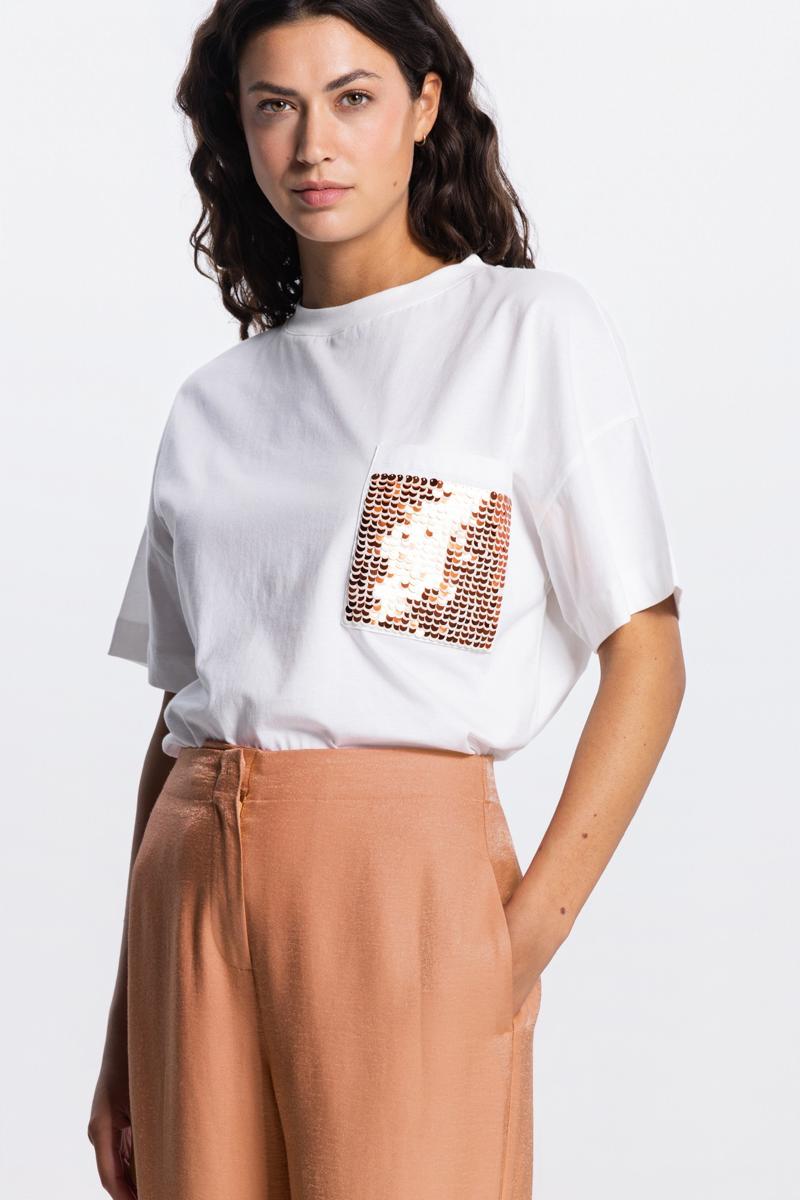 Jansen Amsterdam T-Shirt Liv Wit 1