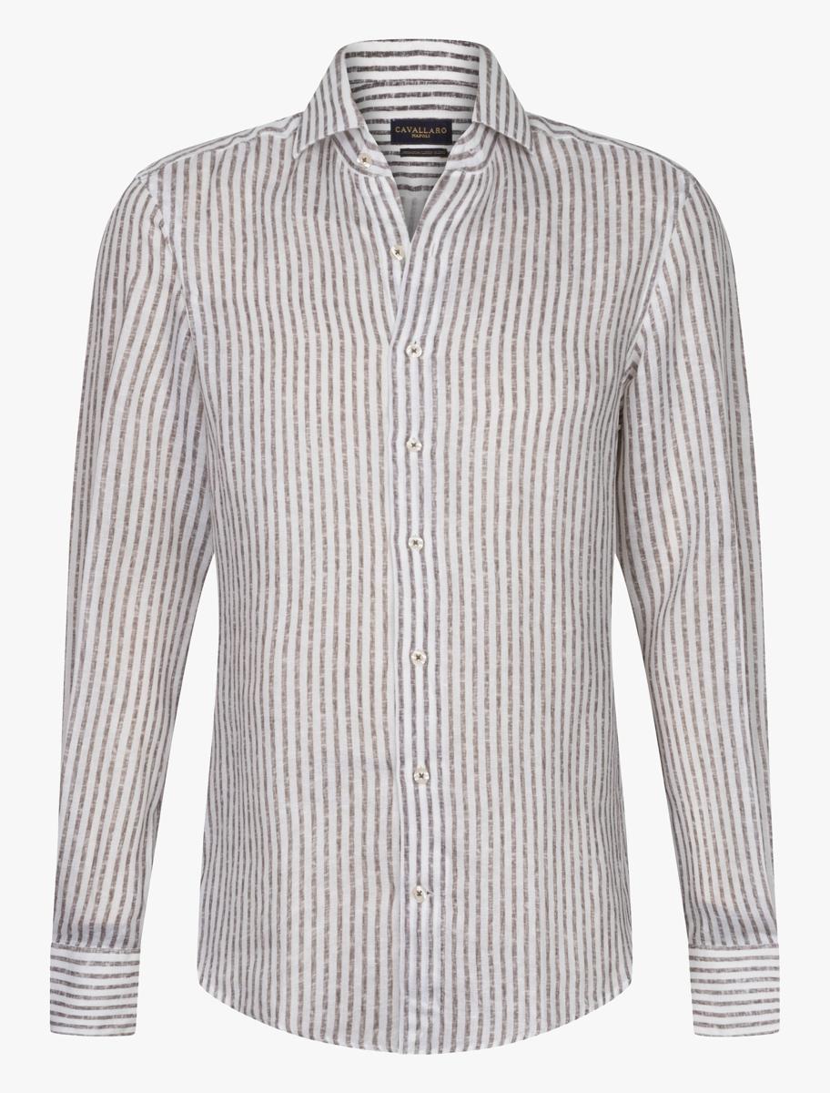 Cavallaro Overhemd 110261009 Bruin 4