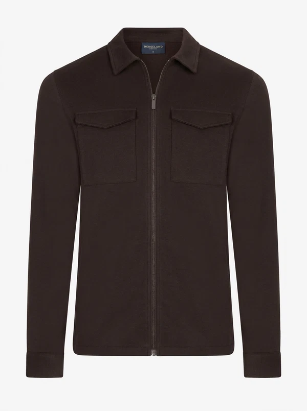 Cavallaro Overshirt Zerino Bruin 1