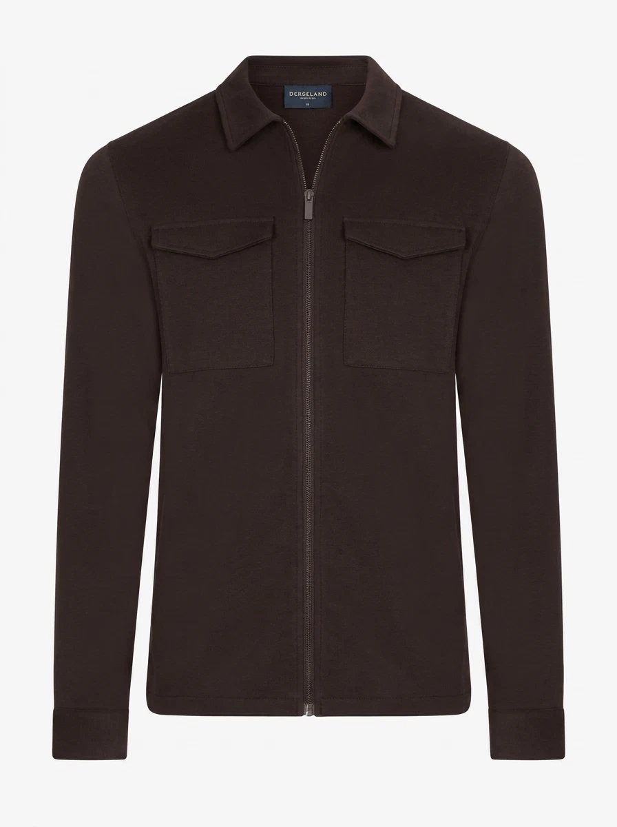 Cavallaro Overshirt Zerino Bruin 1