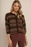 Studio Anneloes Vest Bibi ssl stripe c Bruin 5