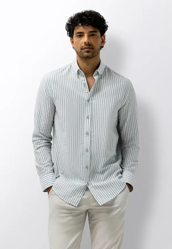 State of Art Overhemd 212-16158 Groen 1