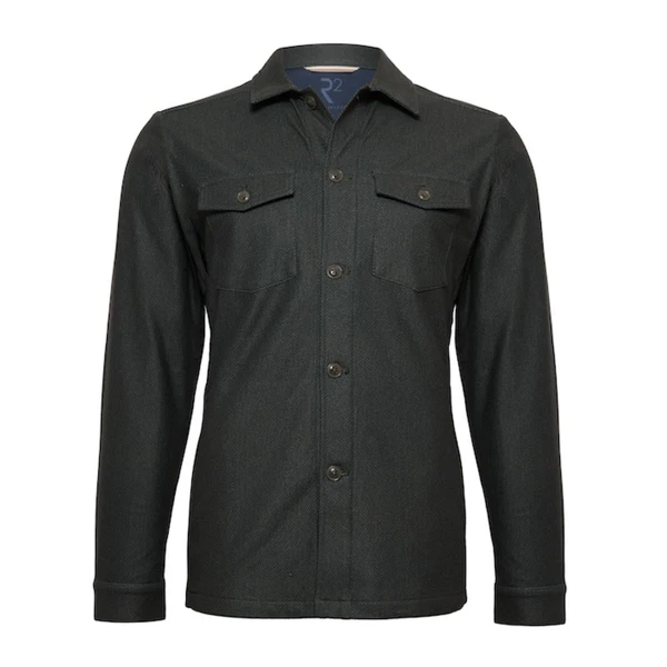 R2 Amsterdam Overshirt 134.OVERSHIRT.008 Groen 1