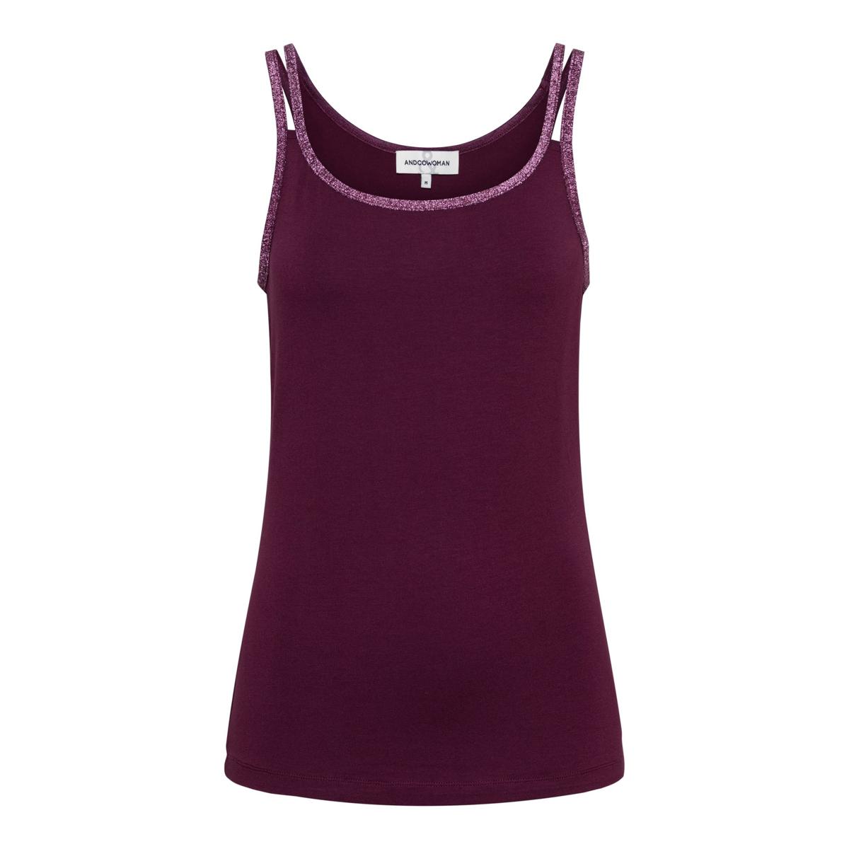 &Co Woman Top Selly Paars 2