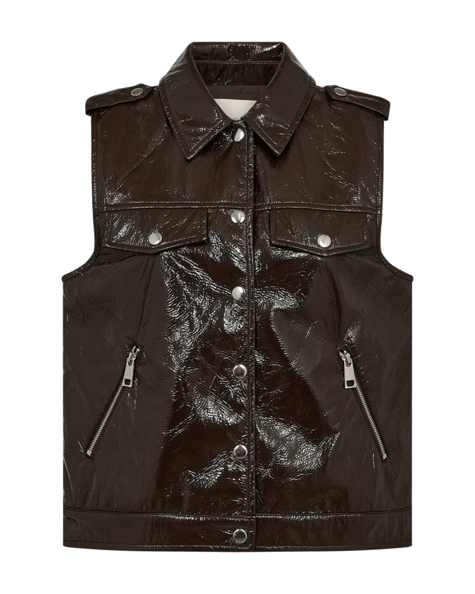 Freequent Gilet Trine Bruin 1