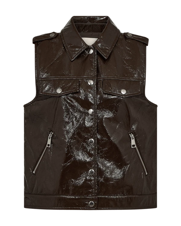 Freequent Gilet Trine Bruin 1