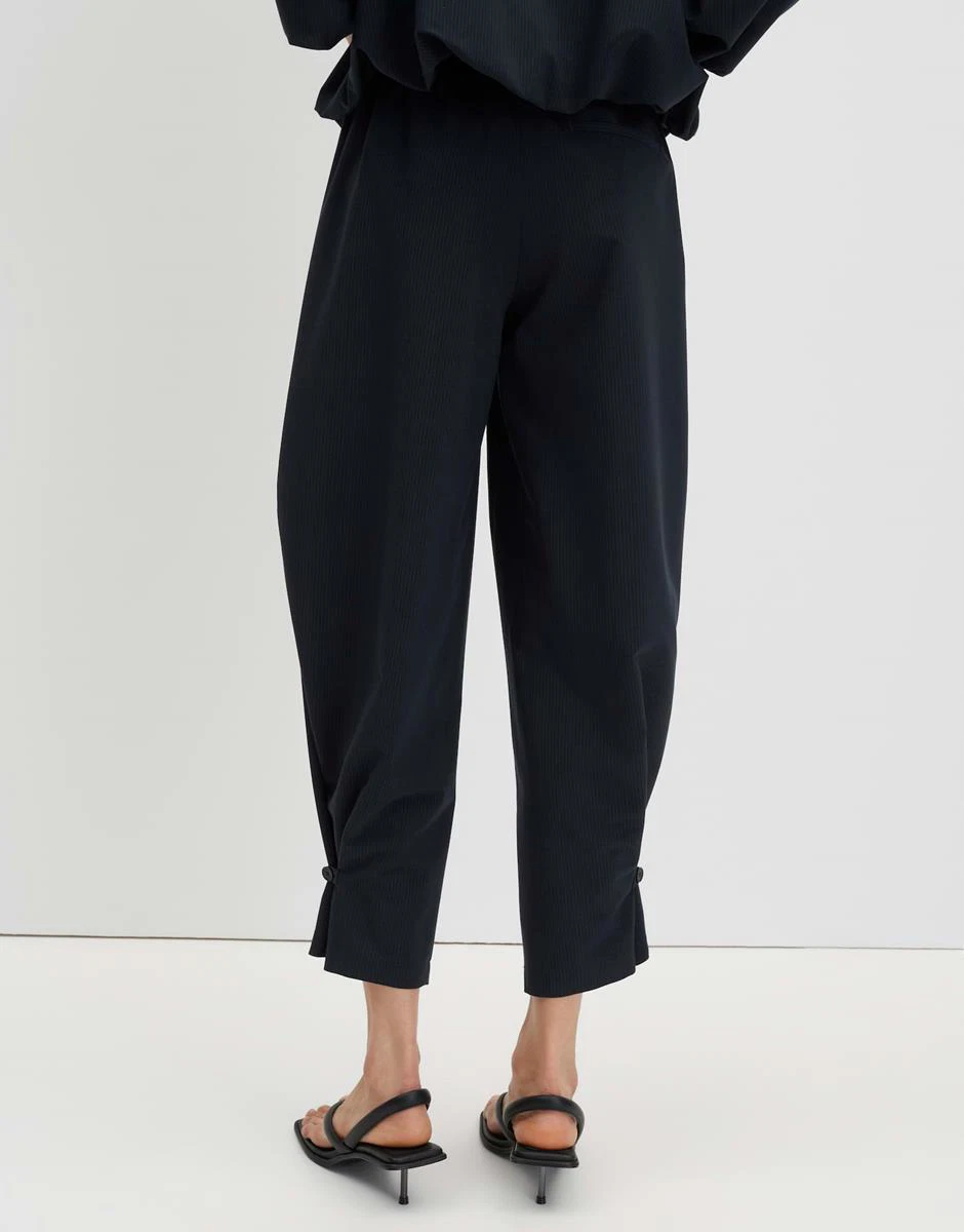 SOMEDAY Pantalon Charlie Curved Pinstripe Blauw 3