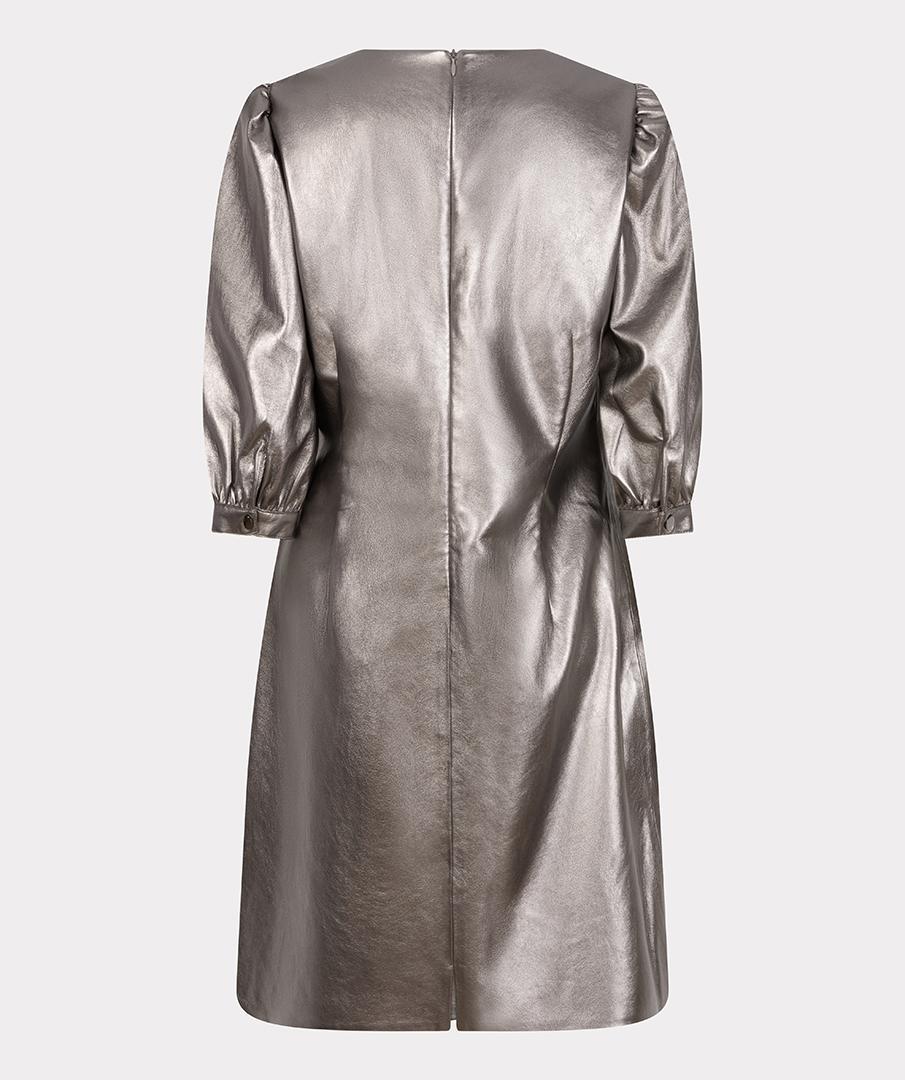 EsQualo Jurk W25.11706 Zilver 2