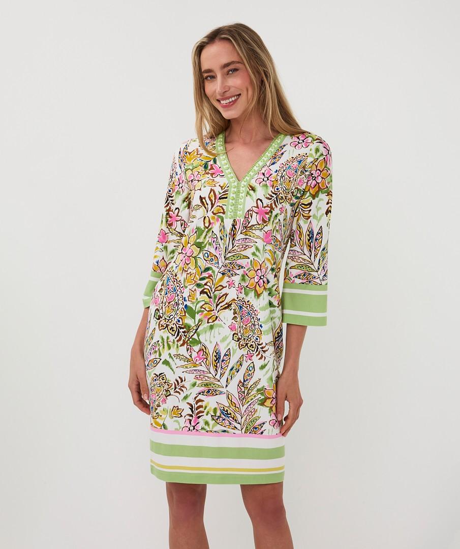 EsQualo Jurk HS26.30222 Groen 1