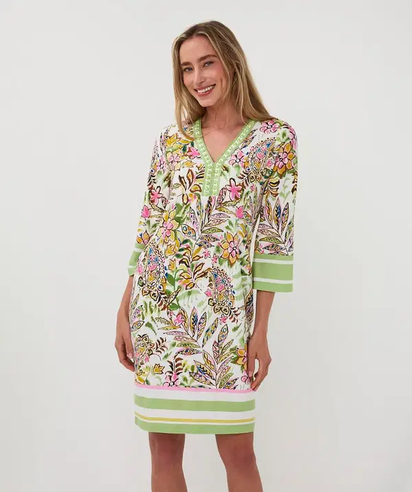 EsQualo Jurk HS26.30222 Groen 1