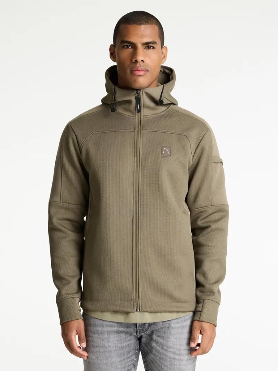 CHASIN Vest Adan Zip Groen 1