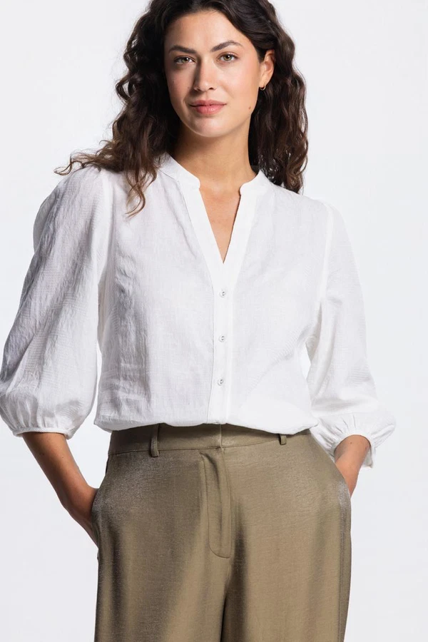 Jansen Amsterdam Blouse Pieke Off-White 1