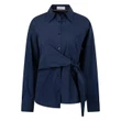 NUKUS Blouse Aneta Blauw 2