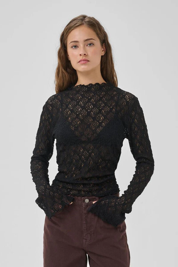 My Essential Wardrobe Longsleeve Etta Zwart 1