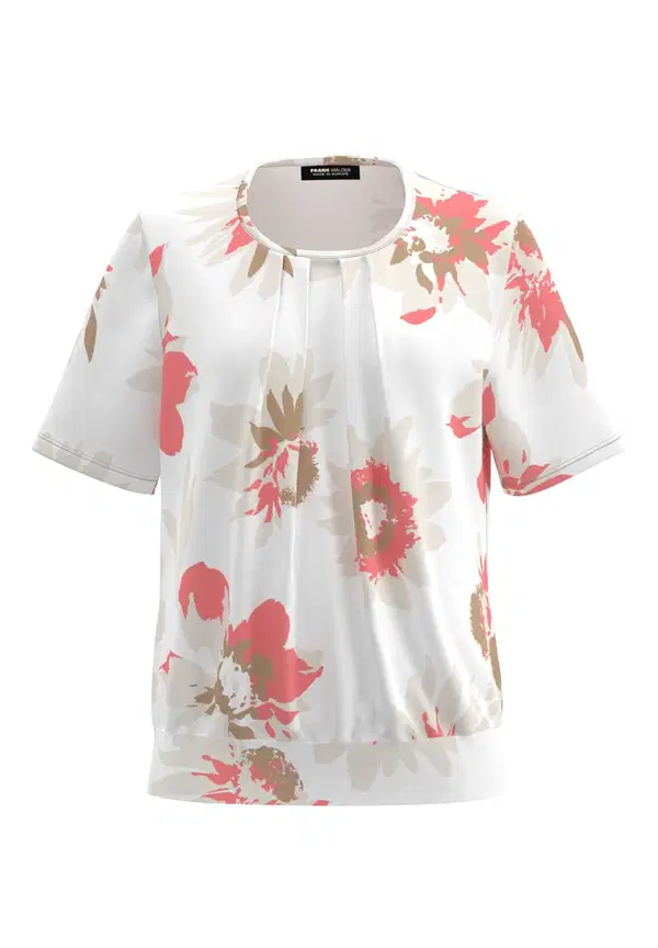 Frank Walder Blouse NOS716422 Wit 1