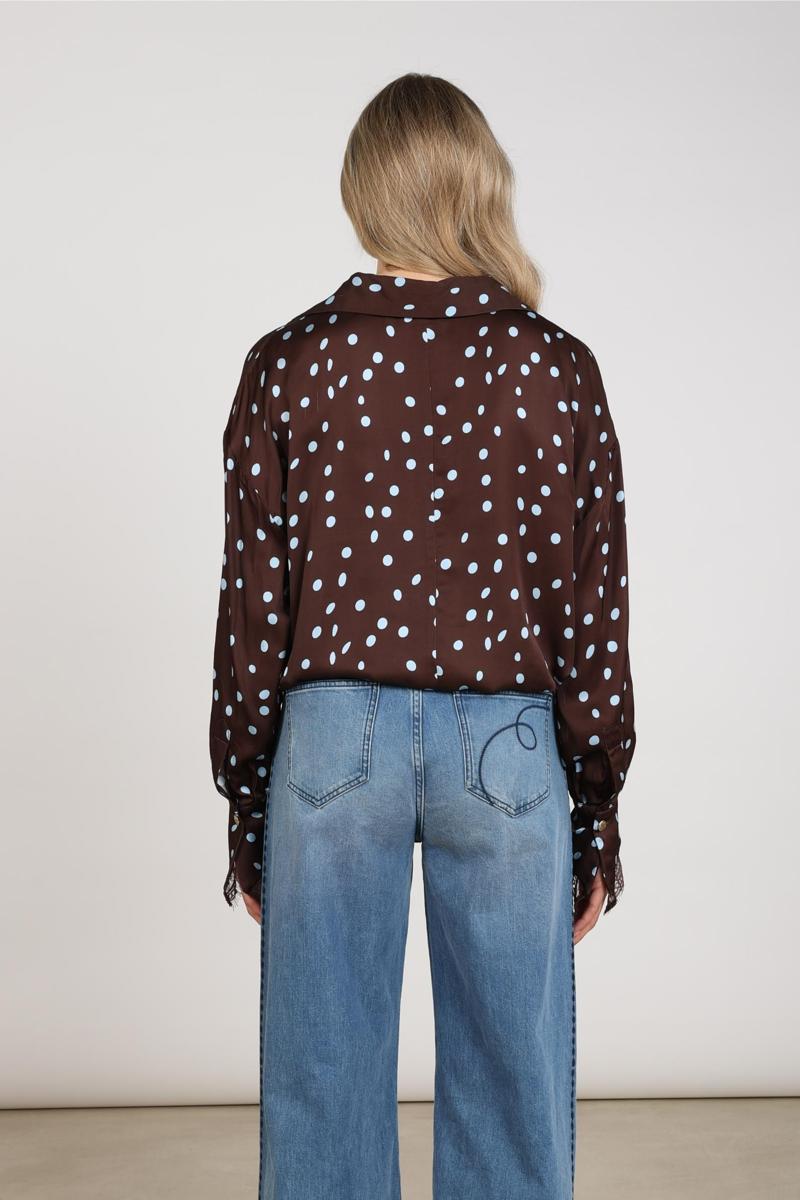 NUKUS Blouse NKF02157 Bruin 5