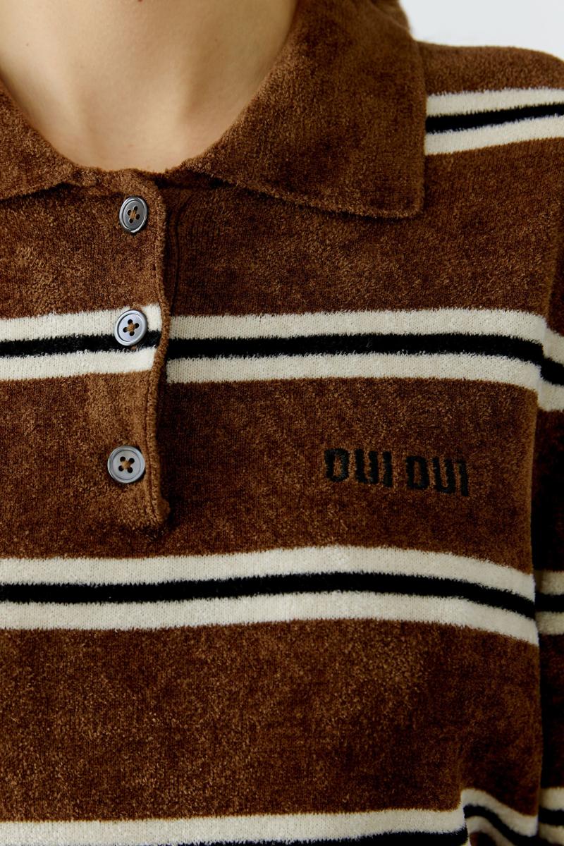 Oui Polo 0096760 Bruin 4