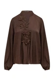Label DOT Blouse 2621042 Bruin 3