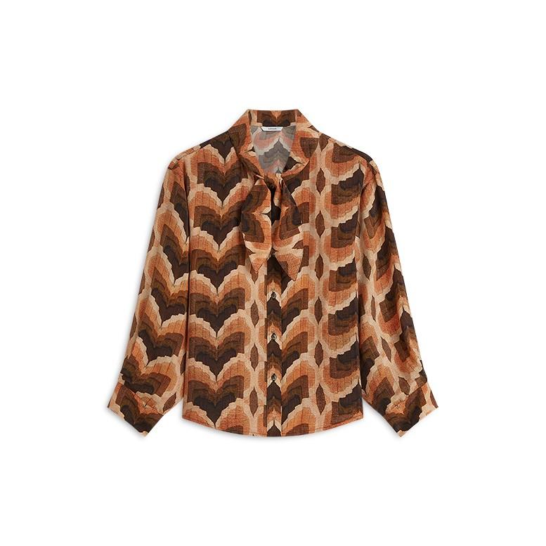 Summum Blouse 2s3564-12498 Bruin 2