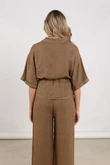 NUKUS Blouse Elma Taupe 3