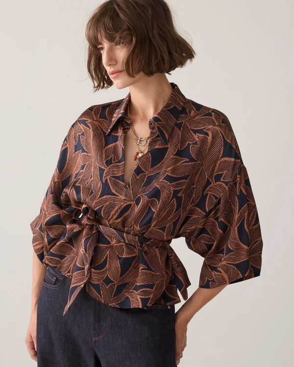 Summum Blouse 2s3559-12505 Blauw 1