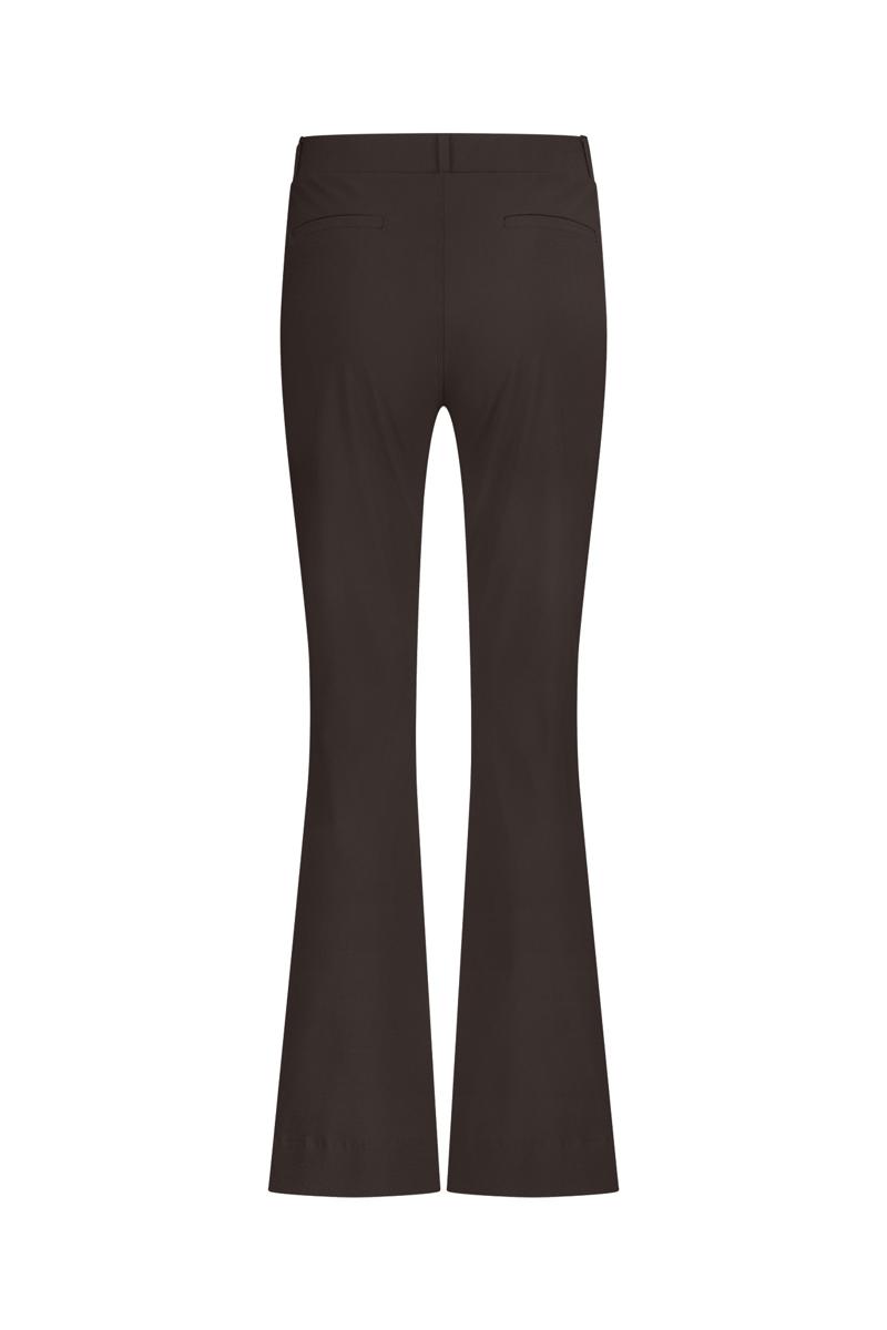 Studio Anneloes Pantalon Flair LONG bonded Bruin 3