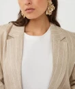 EsQualo Blazer SP26.17005 Beige 5