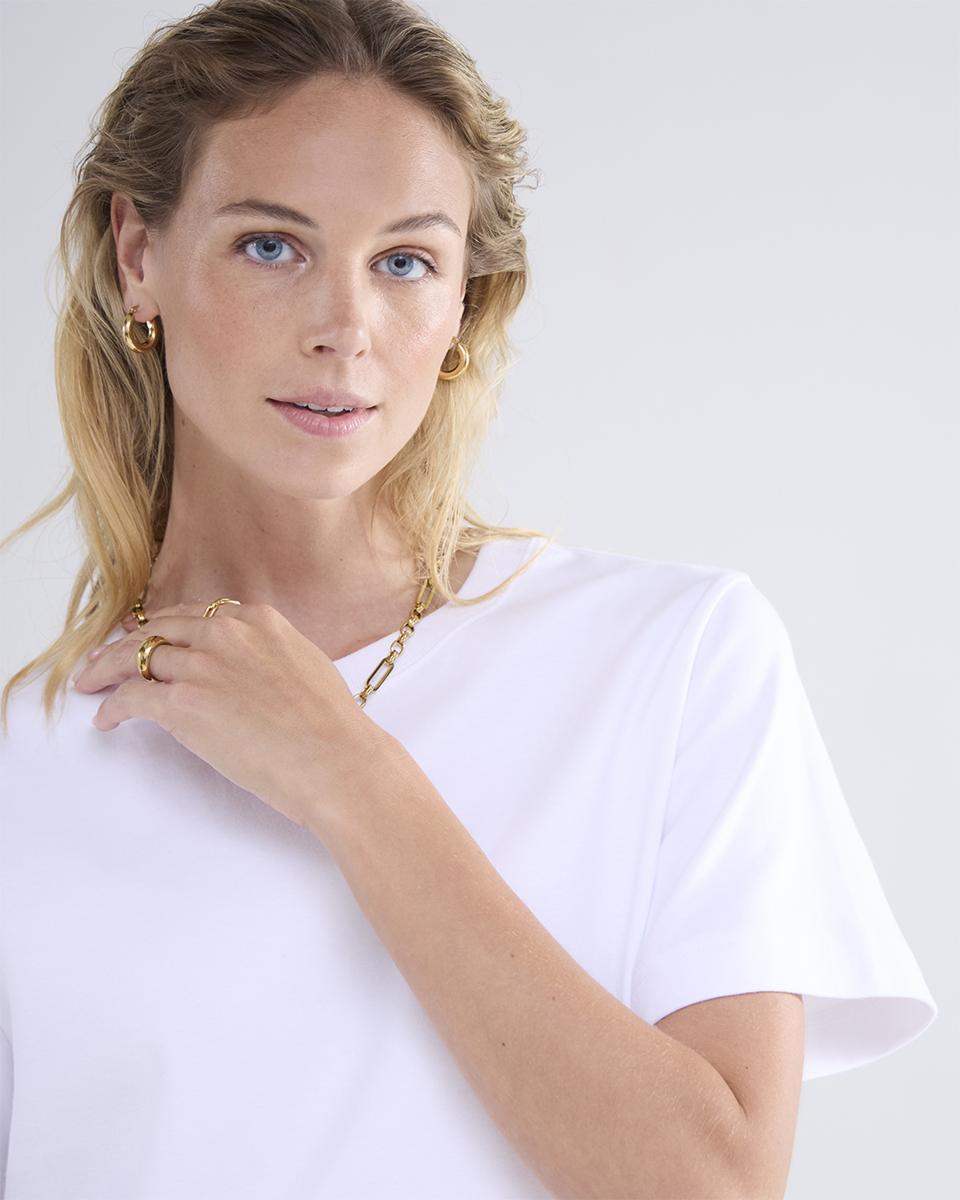 Summum Summum T-Shirt Lyon-30645 Off-White 5