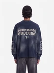 Don't waste culture Sweater Romiya Blauw 1