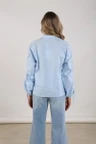 NUKUS Blouse Rosa Blauw 3