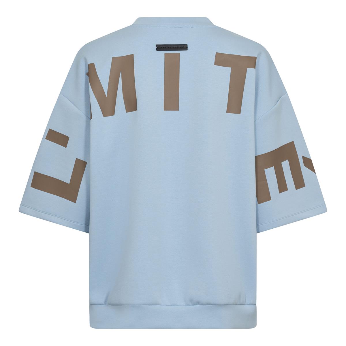 Haute L'Amitié Sweater Logo Blauw 2