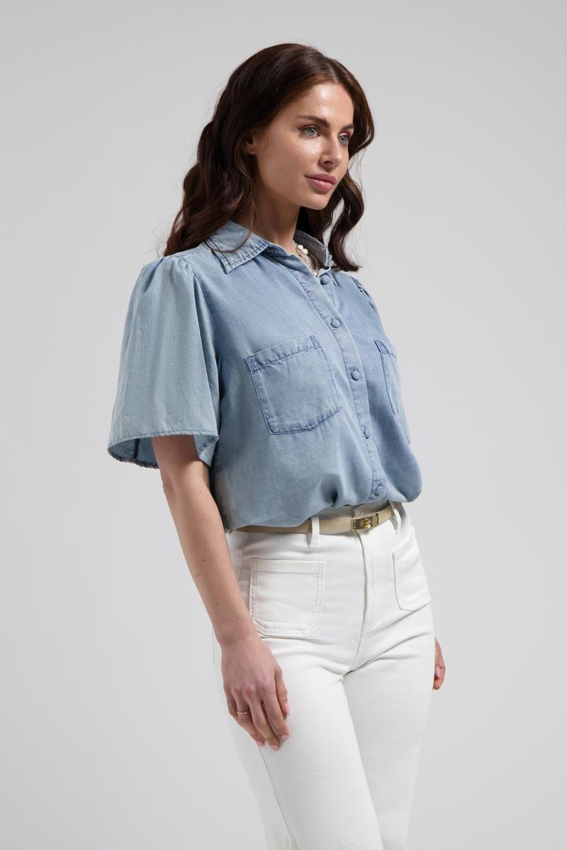 Florèz Blouse Dané Blauw 4