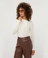 EsQualo Longsleeve W26.30718 Off-White 5