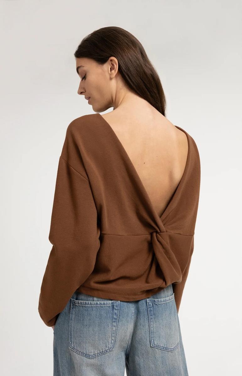 YAYA Sweater 01-109123-607 Bruin 1