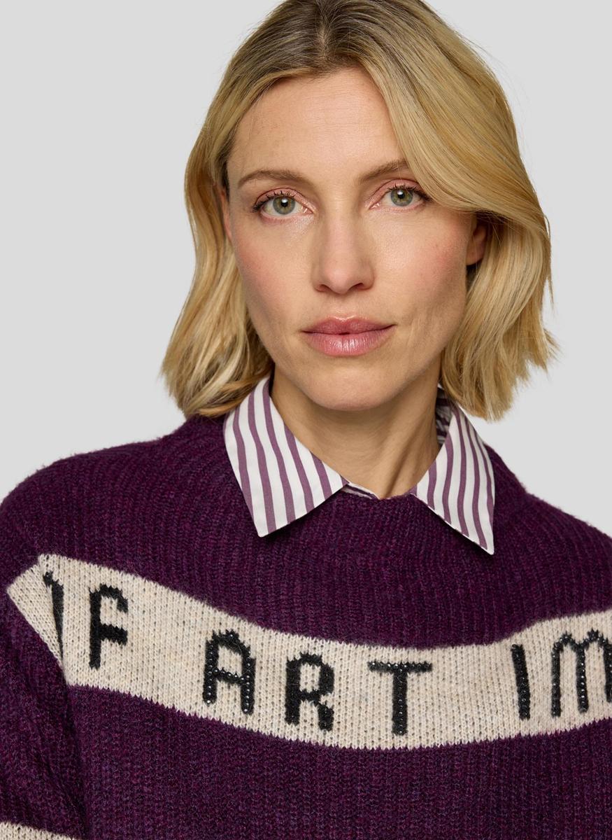 Rabe Trui 55-222608 Paars 6