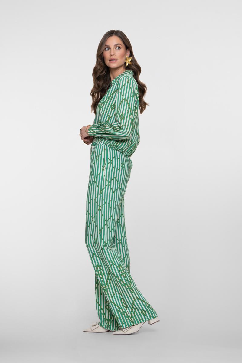 Geisha Blouse 63279-20 Groen 4