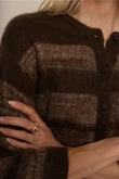 Studio Anneloes Vest Bibi ssl stripe c Bruin 4