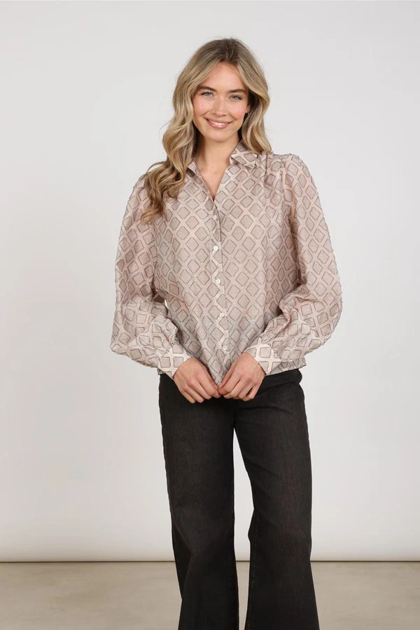 NUKUS Blouse Antonella Beige 1
