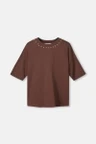 POM Amsterdam T-Shirt SP9720 Bruin 2