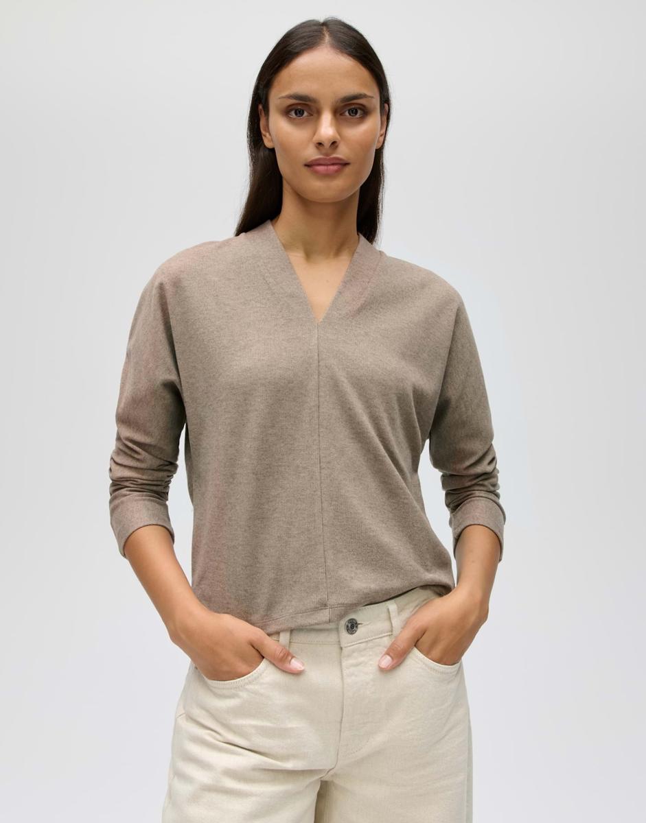 OPUS T-Shirt 10637313577475 Bruin 2
