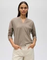 OPUS T-Shirt 10637313577475 Bruin 2