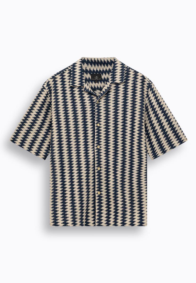 BlueFields Overhemd 26236043 Blauw 2