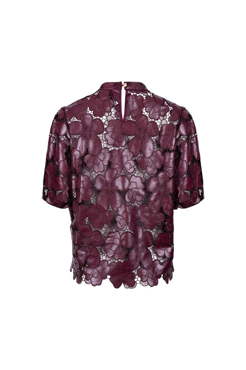 NUKUS Blouse NKF01066 Rood 4