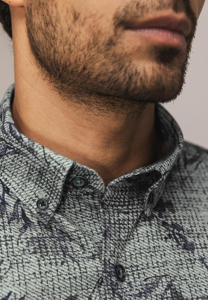 State of Art Overhemd 214-25258 Blauw 4