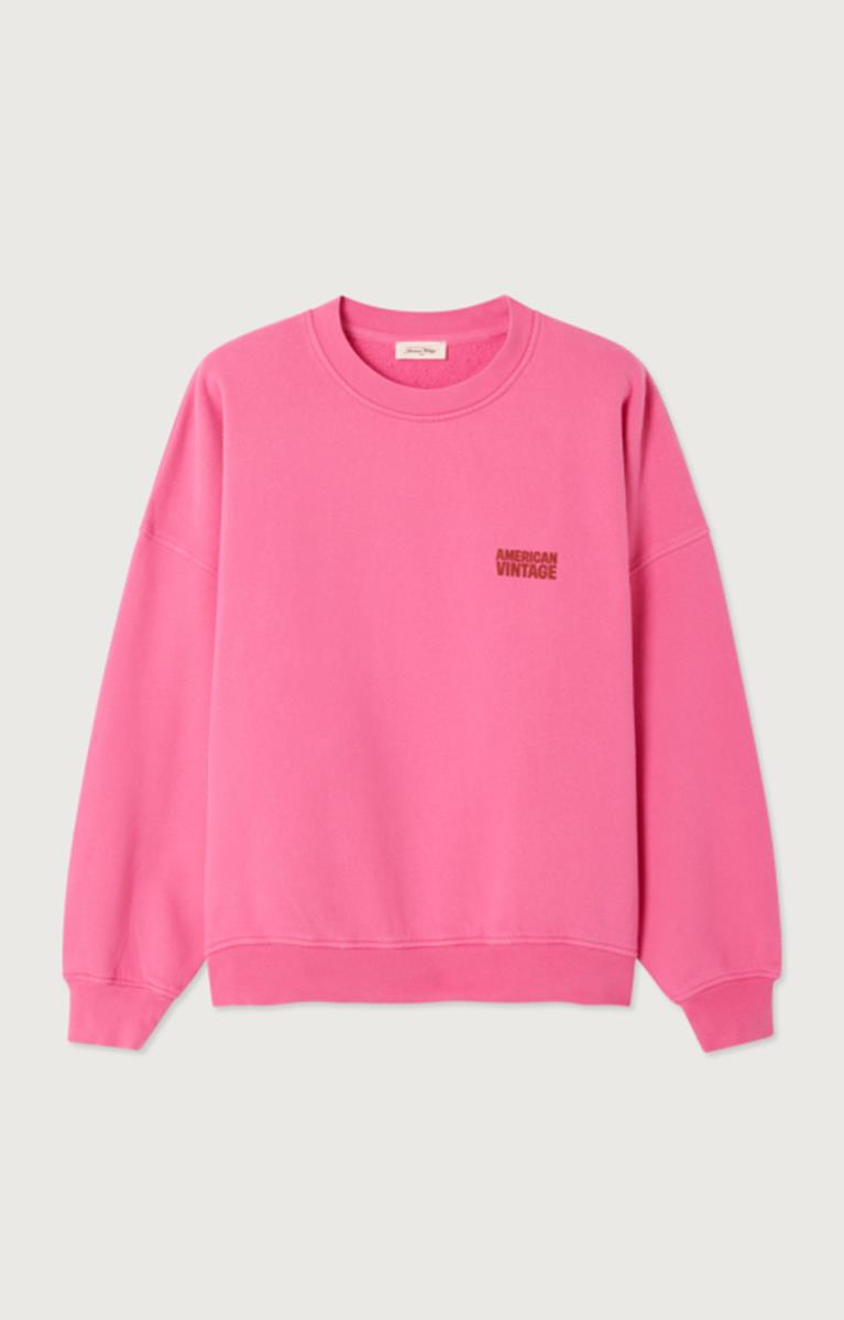 American Vintage Sweater Plizzy Roze 2